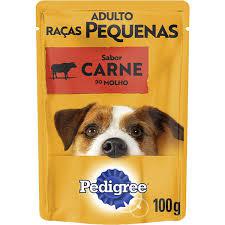 RACAO P/CAES PEDIGREE 100G SACHET AD.RACAS PEQ.CARNE