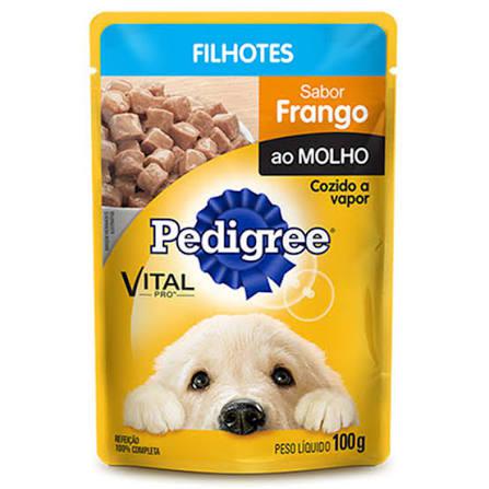 RACAO P/CAES PEDIGREE 100G SACHET JUNIOR FRANGO AO MOLHO