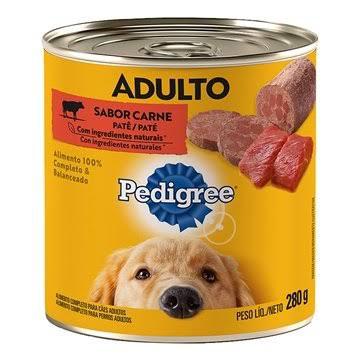RACAO P/CAES PEDIGREE LT 280G CARNE