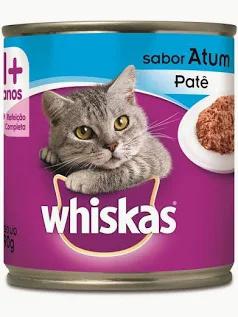 RACAO P/GATOS WHISKAS 290G LT PATE DE ATUM