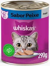 RACAO P/GATOS WHISKAS 290G LT PEIXE