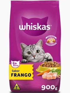 RACAO P/GATOS WHISKAS 900G FRANGO