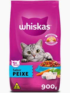 RACAO P/GATOS WHISKAS 900G PEIXE