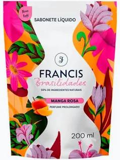 SAB.LIQUIDO FRANCIS REFIL 200ML LARANJA MANGA ROSA