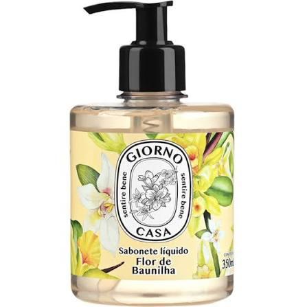 SAB.LIQUIDO GIORNO CASA 350ML FLOR DE BAUNILHA