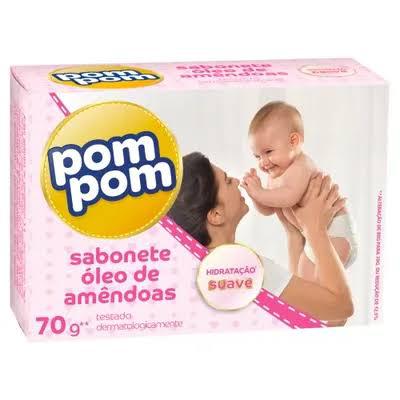 SAB.POM POM 80G OLEO DE AMENDOAS