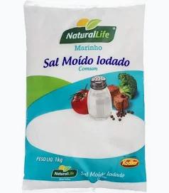 SAL NATURAL LIFE IODADO 1KG MARINHO