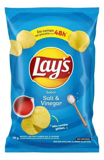 SALG.LAY'S BATATA 70G SAL E VINAGRE