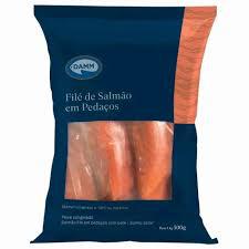 SALMAO FILE EM PEDACOS DAMM 500G CONG.C/ PELE