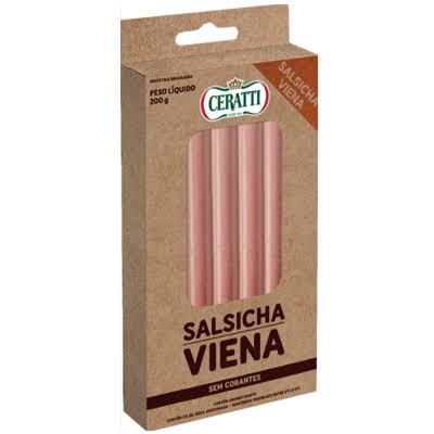 SALSICHA CERATTI 200G VIENA S/CORANTES