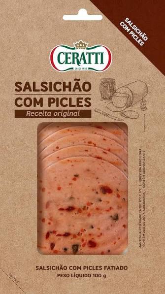SALSICHAO CERATTI 100G C/PICLES FATIADO