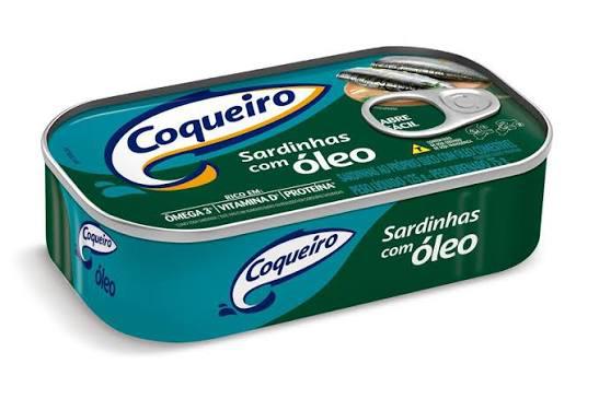 SARDINHA COQUEIRO LT 125G COM OLEO COMESTIVEL