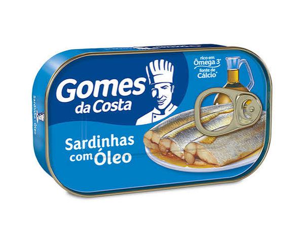 SARDINHA GOMES DA COSTA LT 125G COM OLEO
