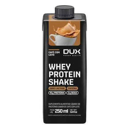 SHAKE WHEY DUX 15G PROT TP 250ML CAFE C/LEITE