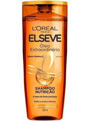 SHAMPOO ELSEVE 200ML OLEO EXTRAORDINARIO NUTRICAO