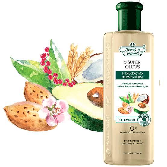 SHAMPOO FLORES & VEGETAIS 310ML HIDRATACAO REPARADORA