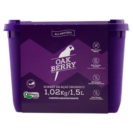 SORBET OAKBERRY 1,5L ACAI ORGANICO