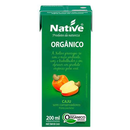 SUCO NATIVE TP 200ML ORGANICO CAJU