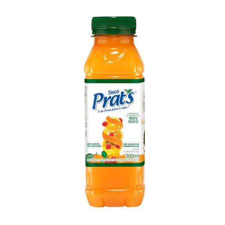 SUCO PRAT'S 300ML LARANJA C/ACEROLA E MACA