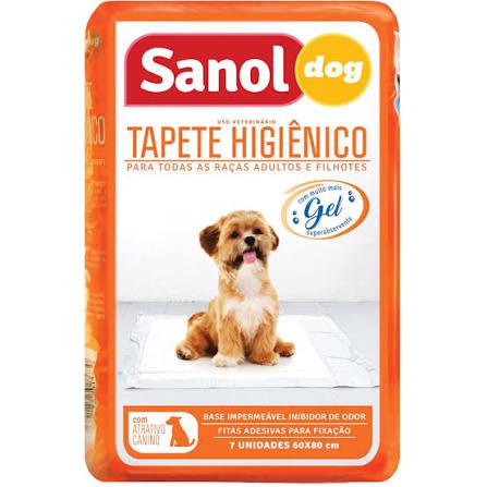 TAPETES HIGIENICOS SANOL DOG 7UN C/ATRATIVO CANINO