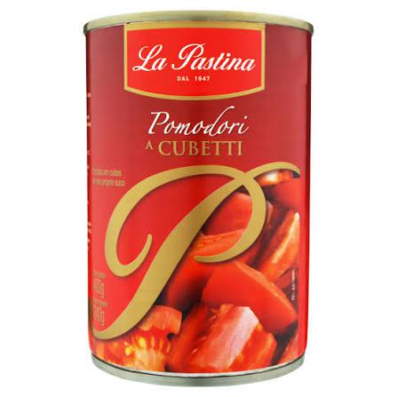 TOMATES PELADOS LA PASTINA 240G CUBOS
