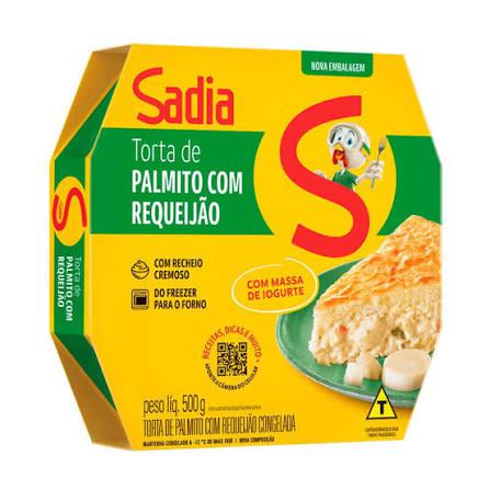 TORTA SADIA 500G MASSA IOGURTE PALM/ REQUEIJÃO