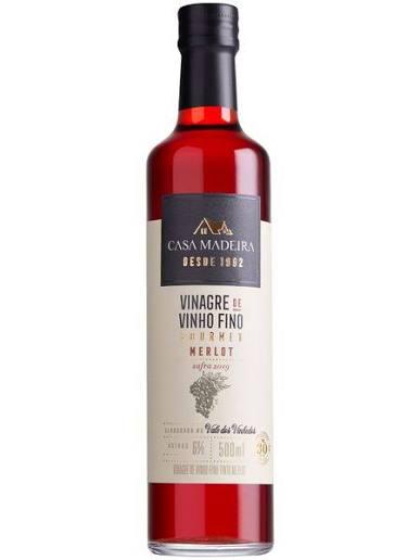 VINAGRE DE VINHO FINO CASA MADEIRA 500ML MERLOT