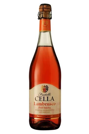 VINHO LAMBRUSCO CELLA 750ML DELL EMILIA ROSATO