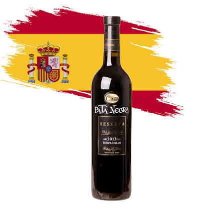 VINHO PATA NEGRA RESERVA 750ML TEMPRANILLO