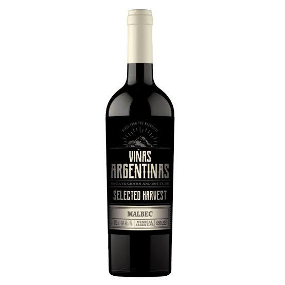 VINHO VINAS ARGENTINAS 750ML SELECTED HARVEST MALBEC