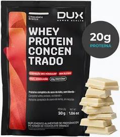 WHEY PROTEIN CONCENTRADO DUX SACHE 30G CHOCOLATE BRANCO