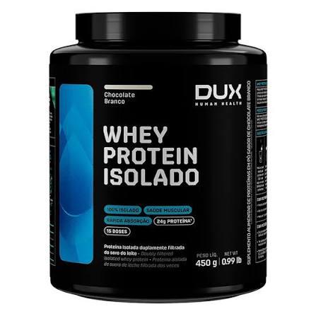WHEY PROTEIN ISOLADO DUX PT 450G CHOCOLATE BRANCO