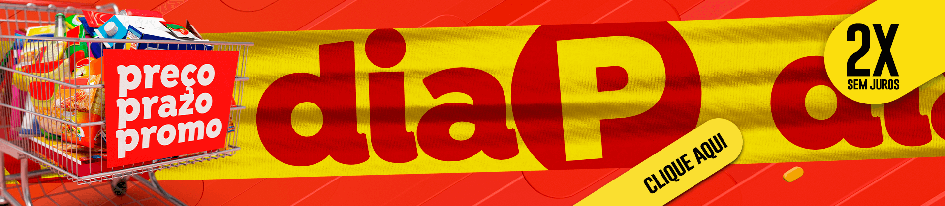 Dia P Brasão em 2x no Cartão