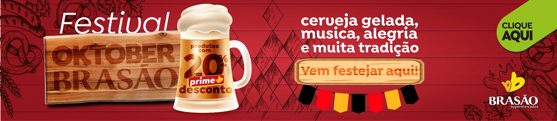 Oktober Brasão c/ 20% Off