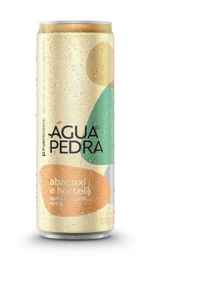 Água Saborizada Abacaxi/Hortelã Água Da Pedra 350ml