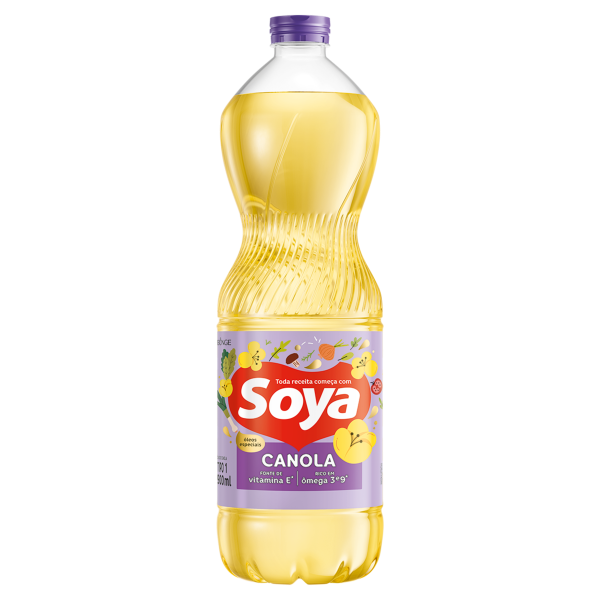Óleo De Canola Soya 900ml
