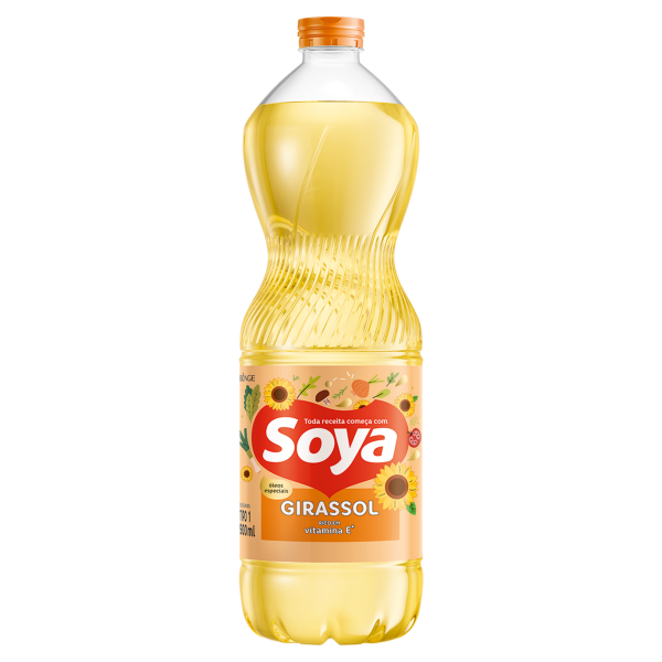 Óleo De Girassol Soya 900ml