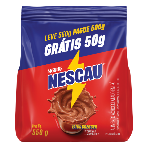 Achocolatado em Pó Nescau Leve 550g pague 500g
