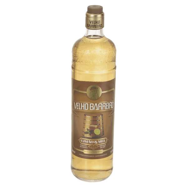 Aguardente Mel e Limão Velho Barreiro 910ml