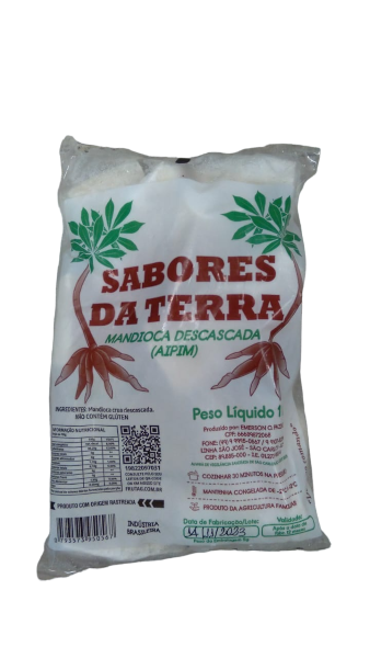 Aipim Con In Natura Sabores Da Terra 1kg