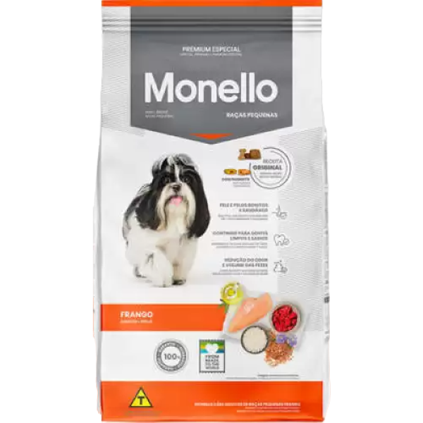 Alimento Cães Monello Raças Pequenas 7kg
