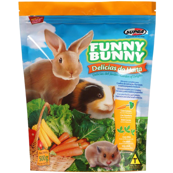 Alimento Coelho Funny Bunny Blends 500g