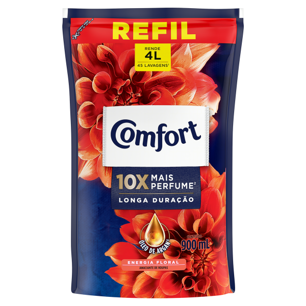 Amaciante Comfort Concentrado Energia Sache 900lml