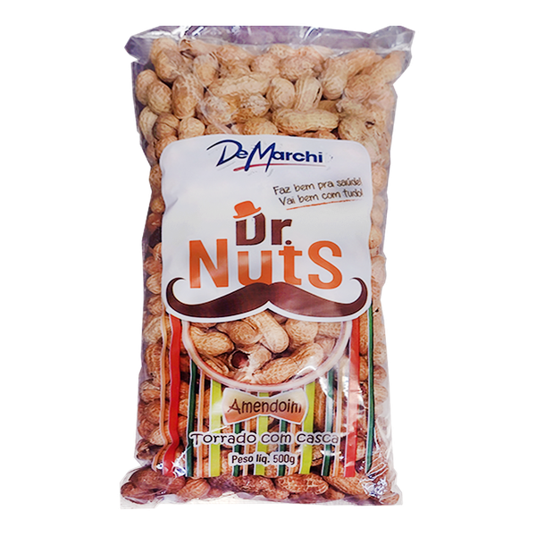 Amendoim Com Casca Torrado Dr.Nuts 500g