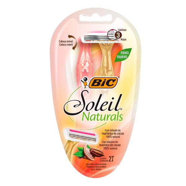 Aparelho Bic Soleil Naturals C/2
