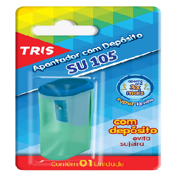 Apontador Tris C/ Depósito Basic