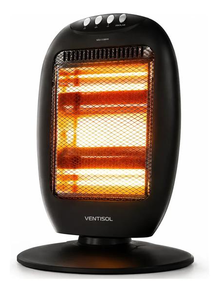 Aquecedor Mod Ah02 Preto Oscilante Ventisol 220v