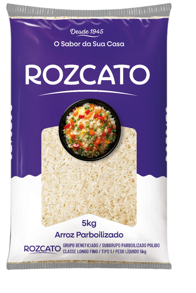 Arroz Parboilizado Rozcato 5kg