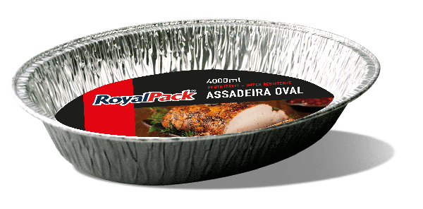 Assadeira Oval Royal Pack 4L