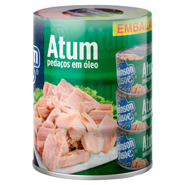 Atum Em Óleo Pedaço Robinson Crusoe C3 360g